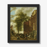 The Slijpsteenmarkt (Whetstone Market), Amsterdam by Willem Pieter Hoevenaar - thumbnail_1_bf_66fdbd998213847b6f357abb
